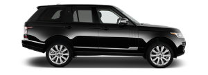 Silhouette of a black Range Rover LWB
