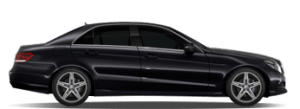 Silhouette of a Mercedes-Benz E Class car service Essex