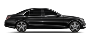 Silhouette of a Mercedes-Benz S Class