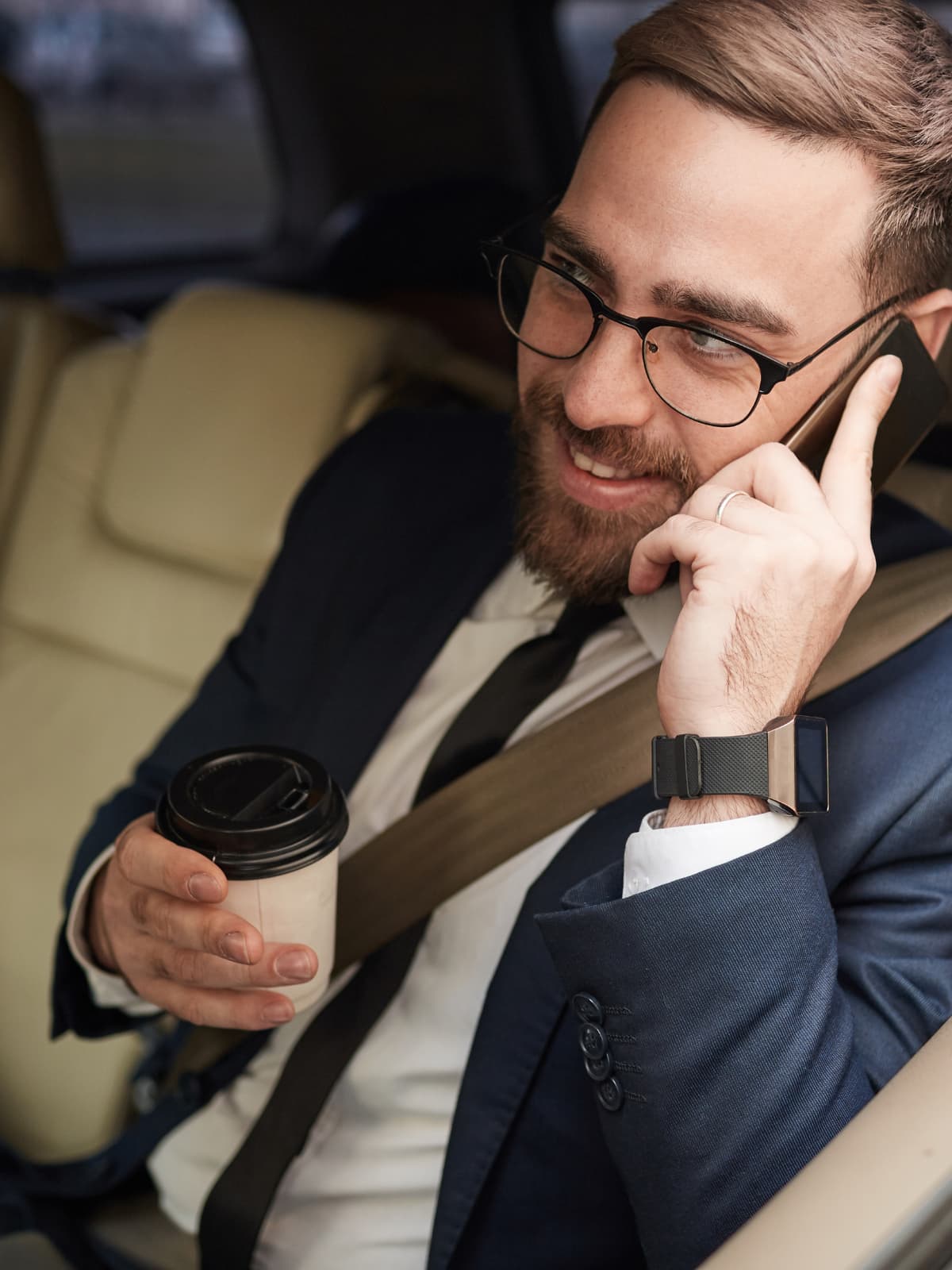 businessman travelling